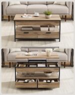 Kohvilaud 100x50x48-63cm Diivanilauad