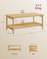 Kohvilaud 100x55x45cm Diivanilauad