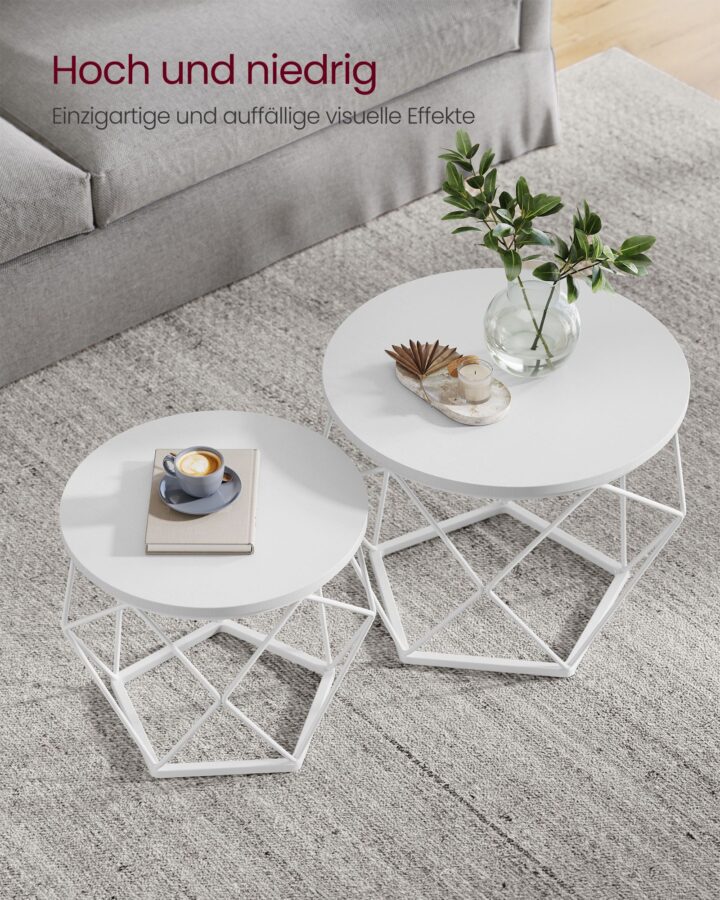 Kohvilaud Large Table: 50x50x40cm Small Table:40x40x36cm Diivanilauad