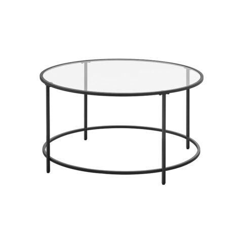 Kohvilaud 84x84x45.5cm, must Diivanilauad