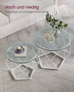 Kohvilaud Large Table: 50x50x39.8cm Small Table: 39.8×39.8x36cm Diivanilauad