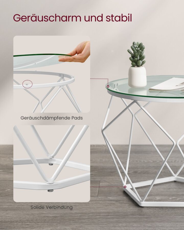 Kohvilaud Large Table: 50x50x39.8cm Small Table: 39.8×39.8x36cm Diivanilauad