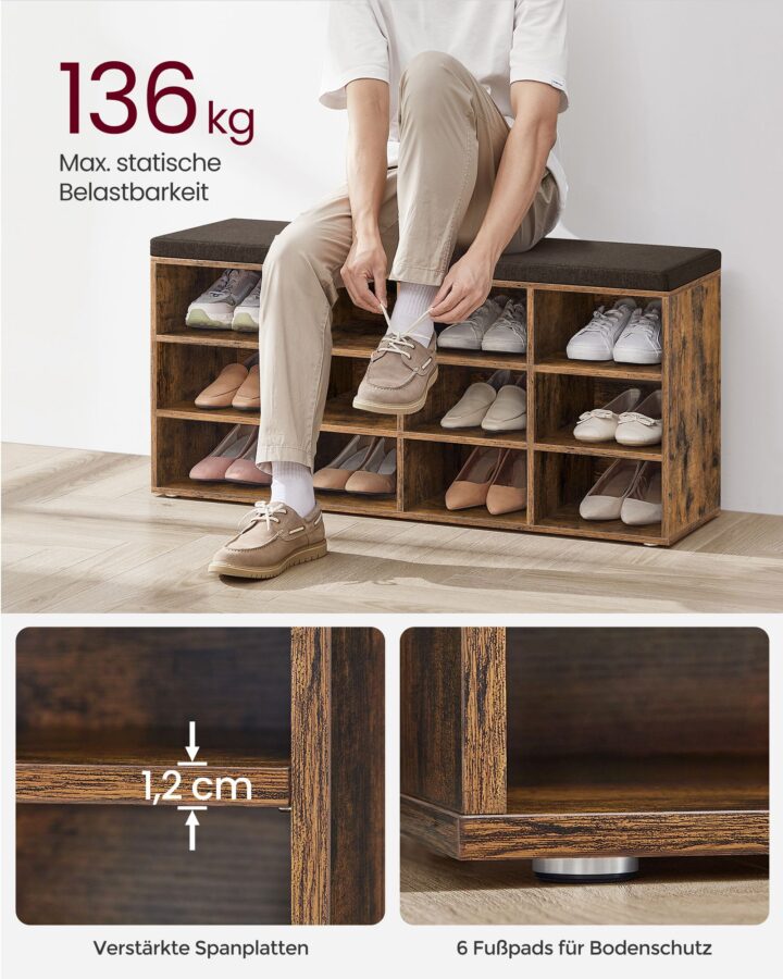 Hoiupink 104×30.3x48cm Jalatsikapid, jalatsiriiulid
