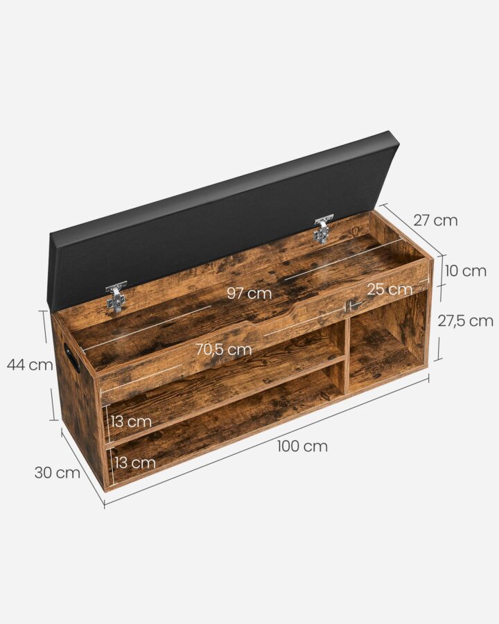 Hoiupink 100x30x44cm Jalatsikapid, jalatsiriiulid