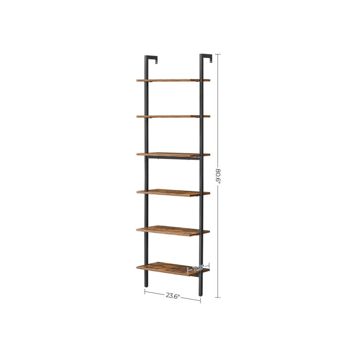 Redelriiul 60x30x204.8cm, must, antiikvärvi Riiulid