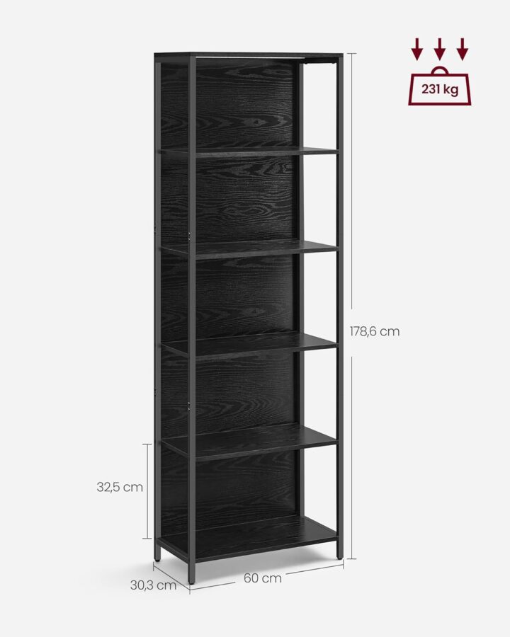 Raamatukapp 60×30.3×178.6cm Raamaturiiulid