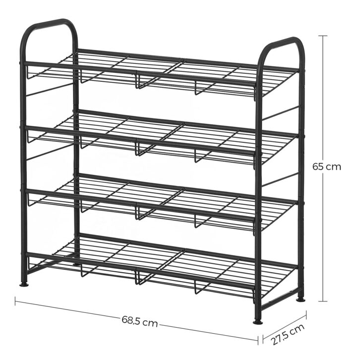 Kingariiul 68.5×27.5x65cm, must Jalatsikapid, jalatsiriiulid