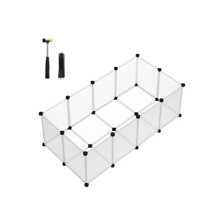 Plastikust kapp 125x63x42cm, valge Pesad ja kuudid