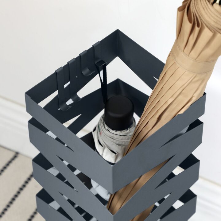 Vihmavarjuhoidja 15.5×15.5x49cm Pesukorvid ja hoiukastid