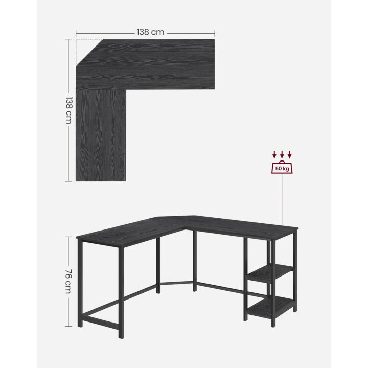 Arvutilaud 138x138x76cm Arvutilauad