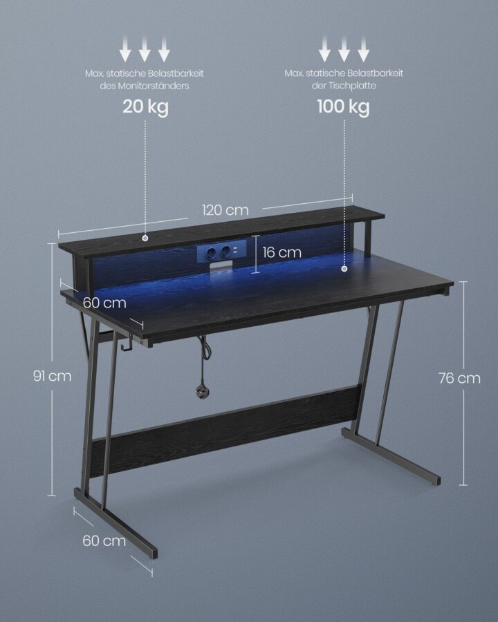 Arvutilaud 120x60x91cm Arvutilauad