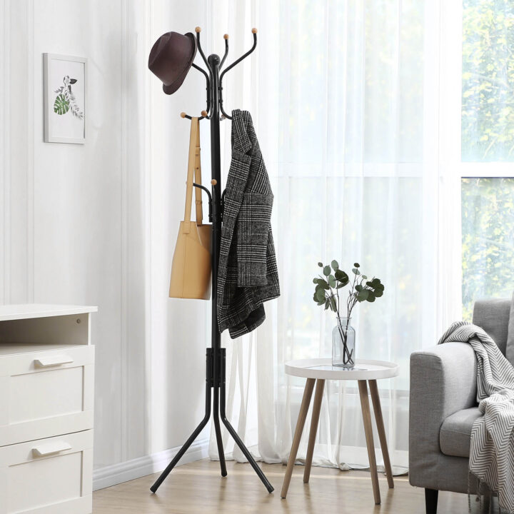 Riidenagi 44x44x182cm, must Riidestanged ja nagid