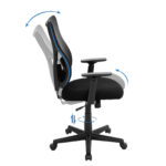 Kontoritool 68x67x(100.5-112.5)cm, must Kontoritoolid