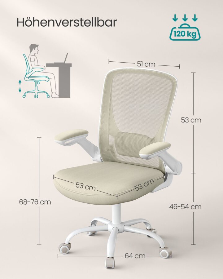 Kontoritool 66x60x(99-107)cm Kontoritoolid
