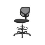 Joonistustool 64x64x(97-117) cm, must Kontoritoolid