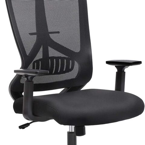 Kontoritool 70×68.5x(116-133)cm, must Kontoritoolid