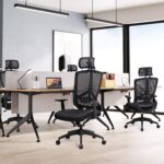 Kontoritool 70×68.5x(116-133)cm, must Kontoritoolid