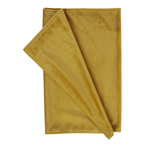 Linik VELVET 43x116cm, sinepikollane, 100% polüester, kangas 317 Laudlinad ja linikud Laudlinad ja linikud