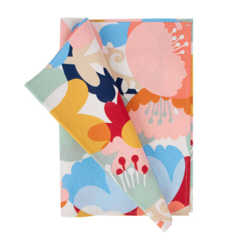 Linik NORDIC FLOWER 43x116cm, põhjamaine lill, kangas 332, 80% puuvill, 20% polüester Laudlinad ja linikud Laudlinad ja linikud
