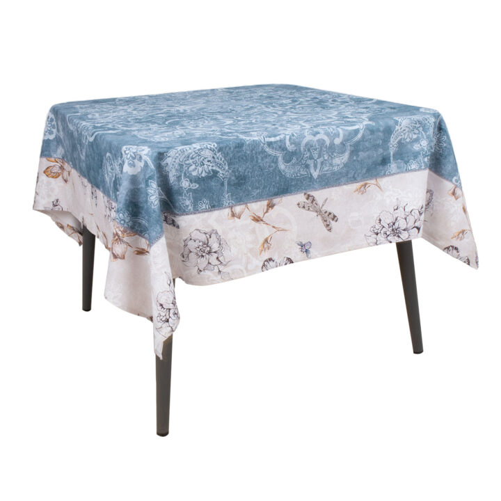 Laudlina CASILDA 160x160cm, lilled, 100% puuvill, kangas 366 Laudlinad ja linikud Laudlinad ja linikud