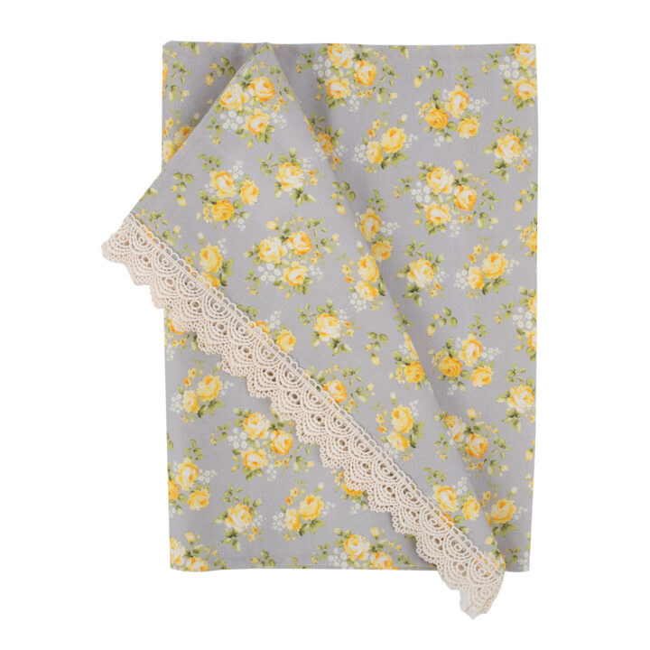 Linik ADELINE 45x116cm hall, 100% puuvill, kangas 976 Laudlinad ja linikud Laudlinad ja linikud