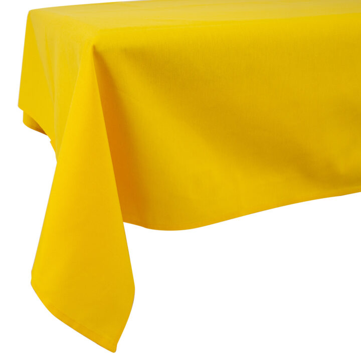 Laudlina LONETA 136x220cm, kollane, 50% polüester, 50% puuvill, kangas 172 Laudlinad ja linikud Laudlinad ja linikud
