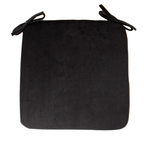 Toolikate VELVET 39x39x2,5cm, must Jõulutekstiil Jõulutekstiil