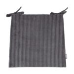 Toolikate HYPER, 45/41x40cm, paksus 3cm, tumehall, kangas 394 Sisustustekstiil Toolipadjad