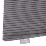 Toolikate HYPER, 45/41x40cm, paksus 3cm, tumehall, kangas 394 Sisustustekstiil Toolipadjad