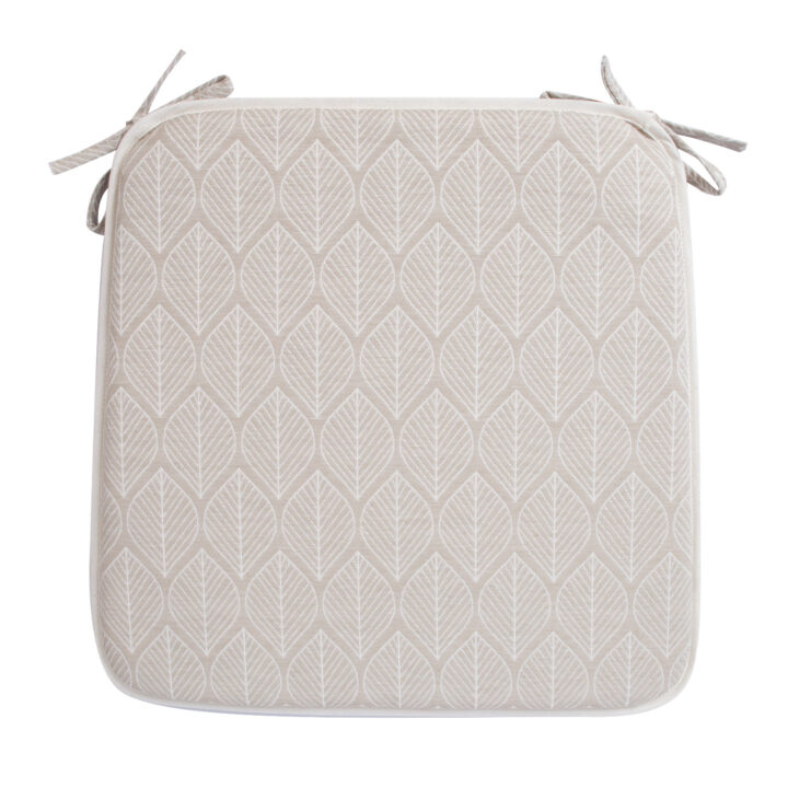 Toolikate RETRO 39x39xH2,5cm, beež leht Sisustustekstiil Toolipadjad
