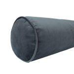 Rullpadi VELVET D18x50cm, hall, 100% polüester Dekoratiivpadjad Dekoratiivpadjad