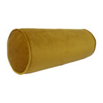 Rullpadi VELVET D18x50cm, sinepikollane, 100% polüester Dekoratiivpadjad Dekoratiivpadjad