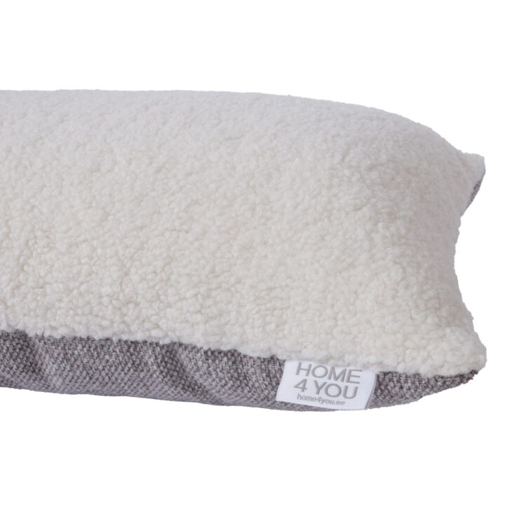 Padi LAMB BAG 30x50cm, valge/helehall, 100% polüester, kangas-323/321 Dekoratiivpadjad Dekoratiivpadjad