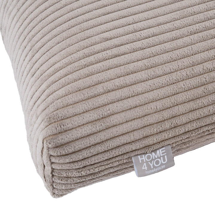 Padi HYPER, 60x40cm, h16cm, hall velvet, 100%polüester, kangas 393 Sisustustekstiil