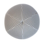 Padi PALL D25cm, hall, 100% polüester, SONIC kangas 412 Dekoratiivpadjad Dekoratiivpadjad