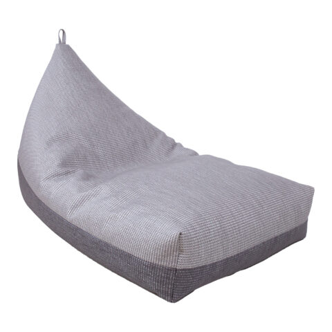 Kott-tool MITSU-MITSU, 130x80x20/70cm, tumehall/helehall hõbedaga, 50%puuvill, 50% polüester, kangas 304/305. Põrandapadjad, kott-toolid Põrandapadjad, kott-toolid