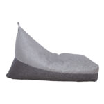 Kott-tool MITSU-MITSU, 130x80x20/70cm, tumehall/helehall hõbedaga, 50%puuvill, 50% polüester, kangas 304/305. Põrandapadjad, kott-toolid Põrandapadjad, kott-toolid
