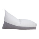 Kott-tool LAMB BAG, 130x80x20/70cm, valge/helehall, 100% polüester, kangas 323/321 Põrandapadjad, kott-toolid Põrandapadjad, kott-toolid