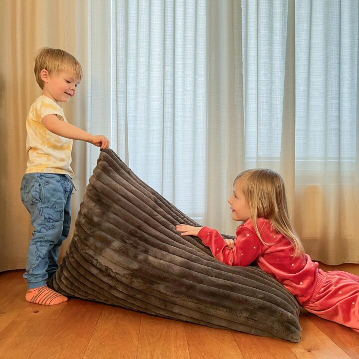 Kott-tool MINI 100x70x15/70cm roosa, 100% polüester, kangas 372 Põrandapadjad, kott-toolid Põrandapadjad, kott-toolid