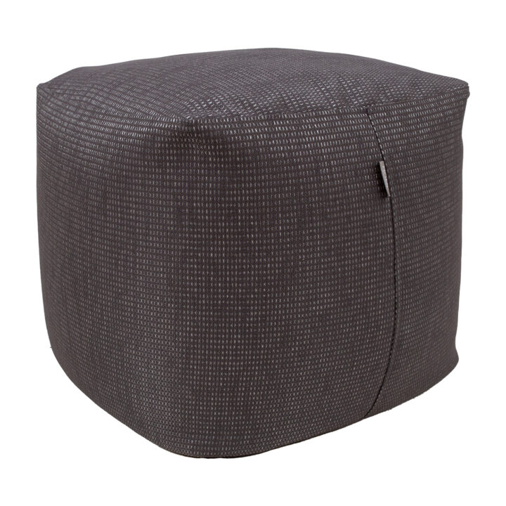 Tumba MITSU-MITSU, 55x55cm, h45cm, tumepruun ja hõbe, 50%puuvill, 50% polüester, kangas-304 Elutoamööbel Põrandapadjad, kott-toolid