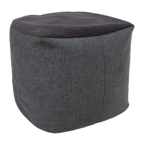 Tumba LAMB BAG, 55x55cm, h45cm, tumehall, 100% polüester, kangas-324/320 Elutoamööbel Põrandapadjad, kott-toolid