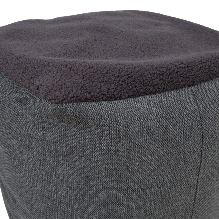 Tumba LAMB BAG, 55x55cm, h45cm, tumehall, 100% polüester, kangas-324/320 Elutoamööbel Põrandapadjad, kott-toolid