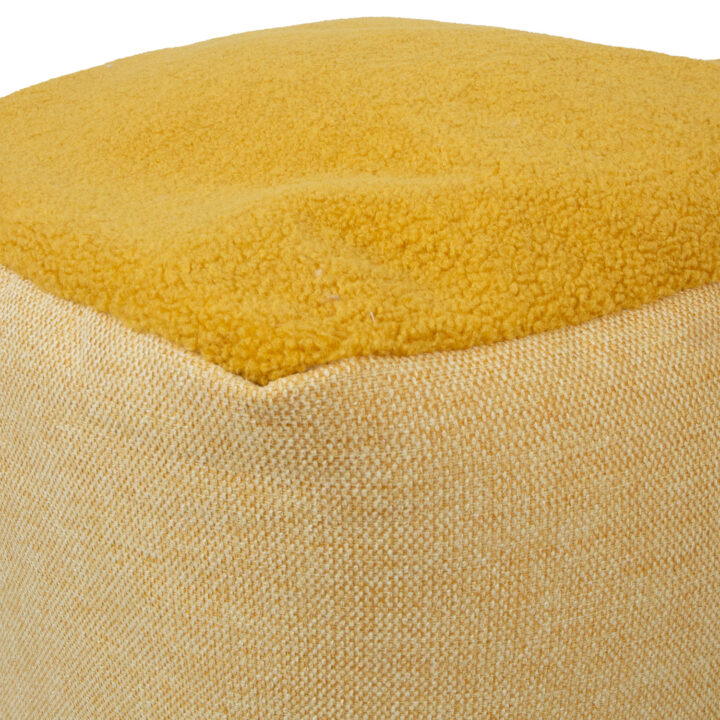 Tumba LAMB BAG, 55x55cm, h45cm, kollane, 100% polüester, kangas-325/322 Elutoamööbel Põrandapadjad, kott-toolid