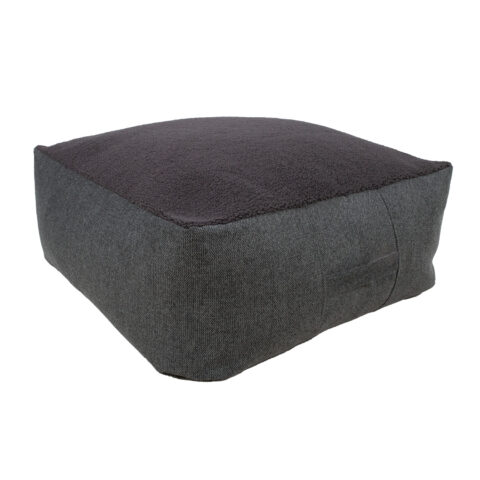 Tumba LAMB BAG, 80x80cm, h30cm, tumehall, 100% polüester, kangas-324/320 Elutoamööbel Põrandapadjad, kott-toolid