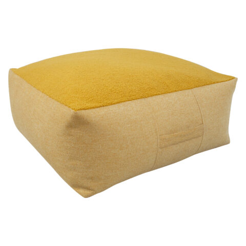 Tumba LAMB BAG, 80x80cm, h30cm, kollane, 100% polüester, kangas-325/322 Elutoamööbel Põrandapadjad, kott-toolid