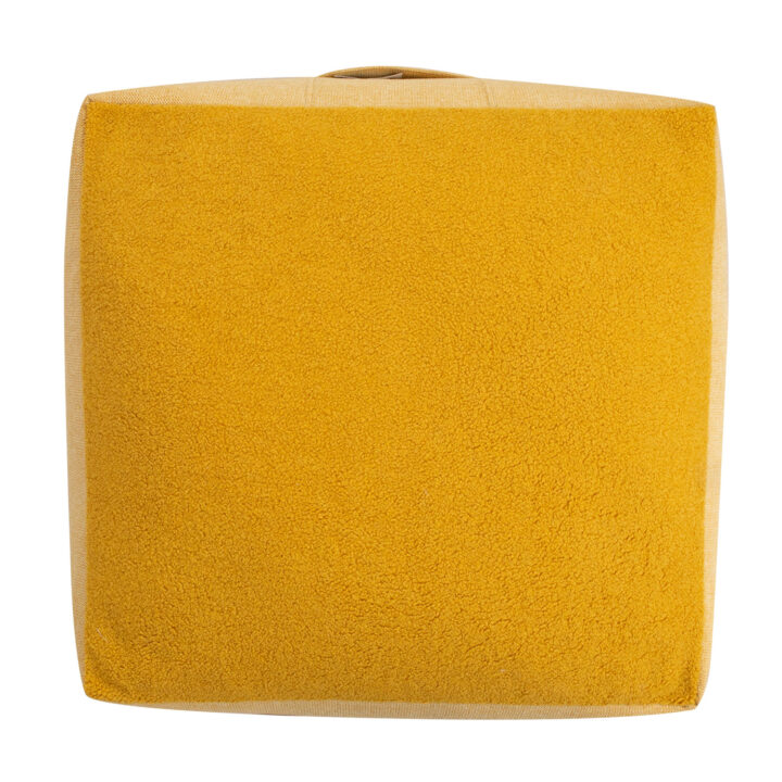 Tumba LAMB BAG, 80x80cm, h30cm, kollane, 100% polüester, kangas-325/322 Elutoamööbel Põrandapadjad, kott-toolid