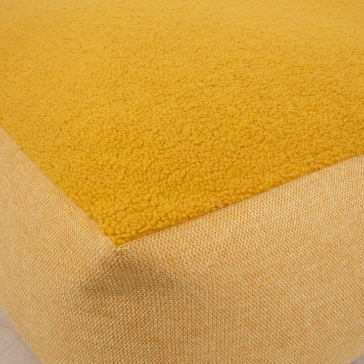 Tumba LAMB BAG, 80x80cm, h30cm, kollane, 100% polüester, kangas-325/322 Elutoamööbel Põrandapadjad, kott-toolid