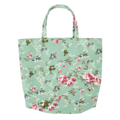 Kott MY BAG 48x44cm, sangadega, roosid, 20% puuvill, 80% polüester, kangas 337 Muud tekstiiltooted Muud tekstiiltooted