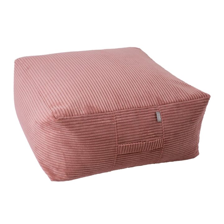 Tumba HYPER, 80x80cm, h30cm, roosa, 100% polüester, kangas 390 Põrandapadjad, kott-toolid Põrandapadjad, kott-toolid