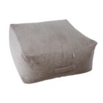 Tumba HYPER, 80x80cm, h30cm, hall, 100% polüester, kangas 393 Põrandapadjad, kott-toolid Põrandapadjad, kott-toolid